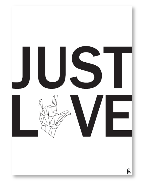 Carte "Just love"
