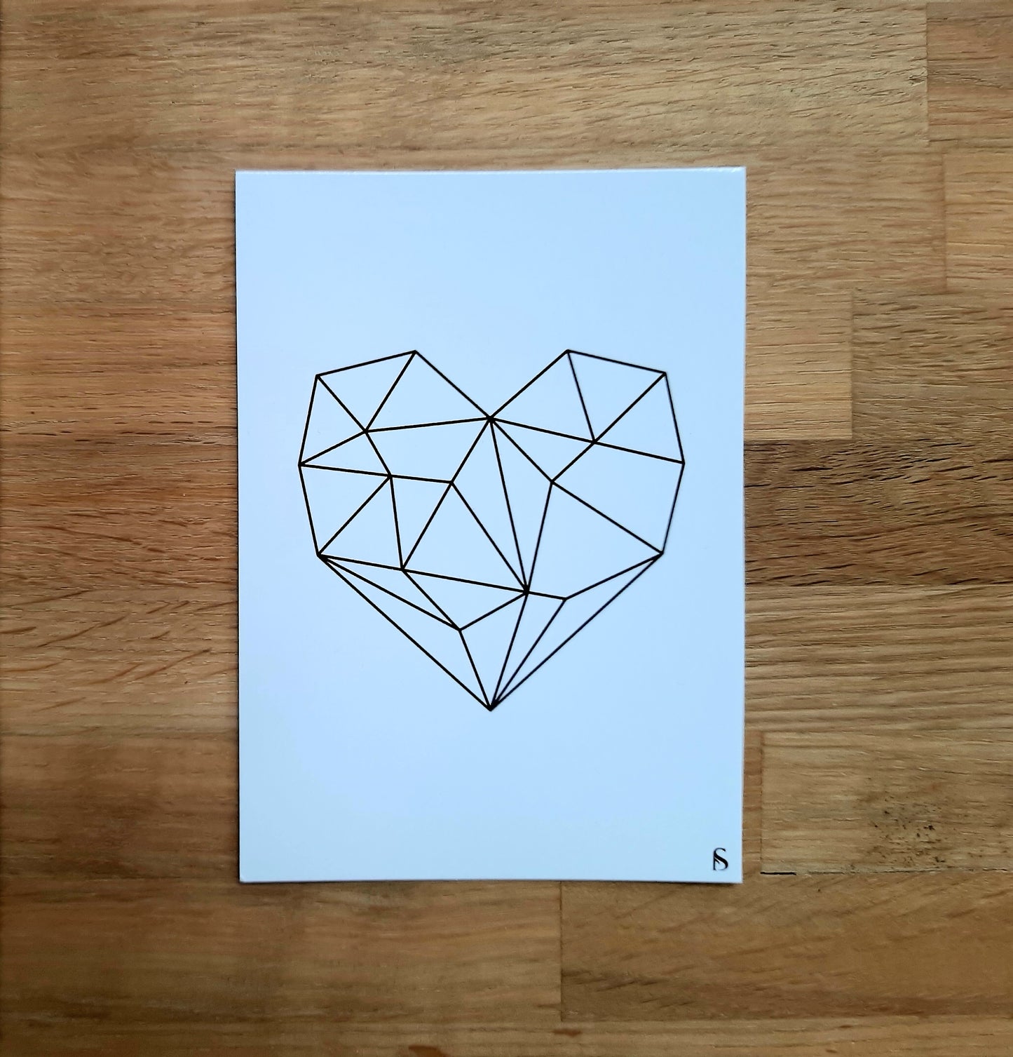 Carte Cœur (blanc)
