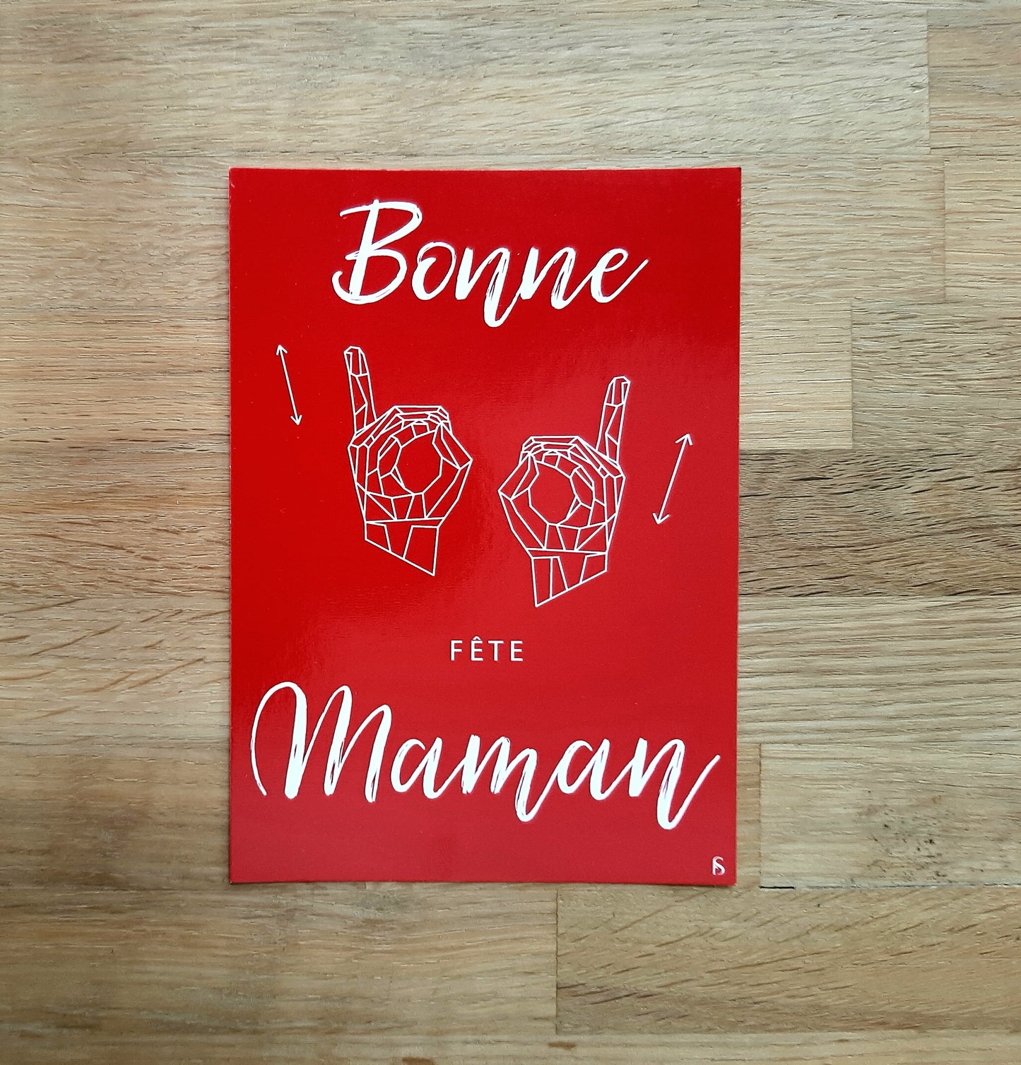 Carte "Bonne fête Maman"