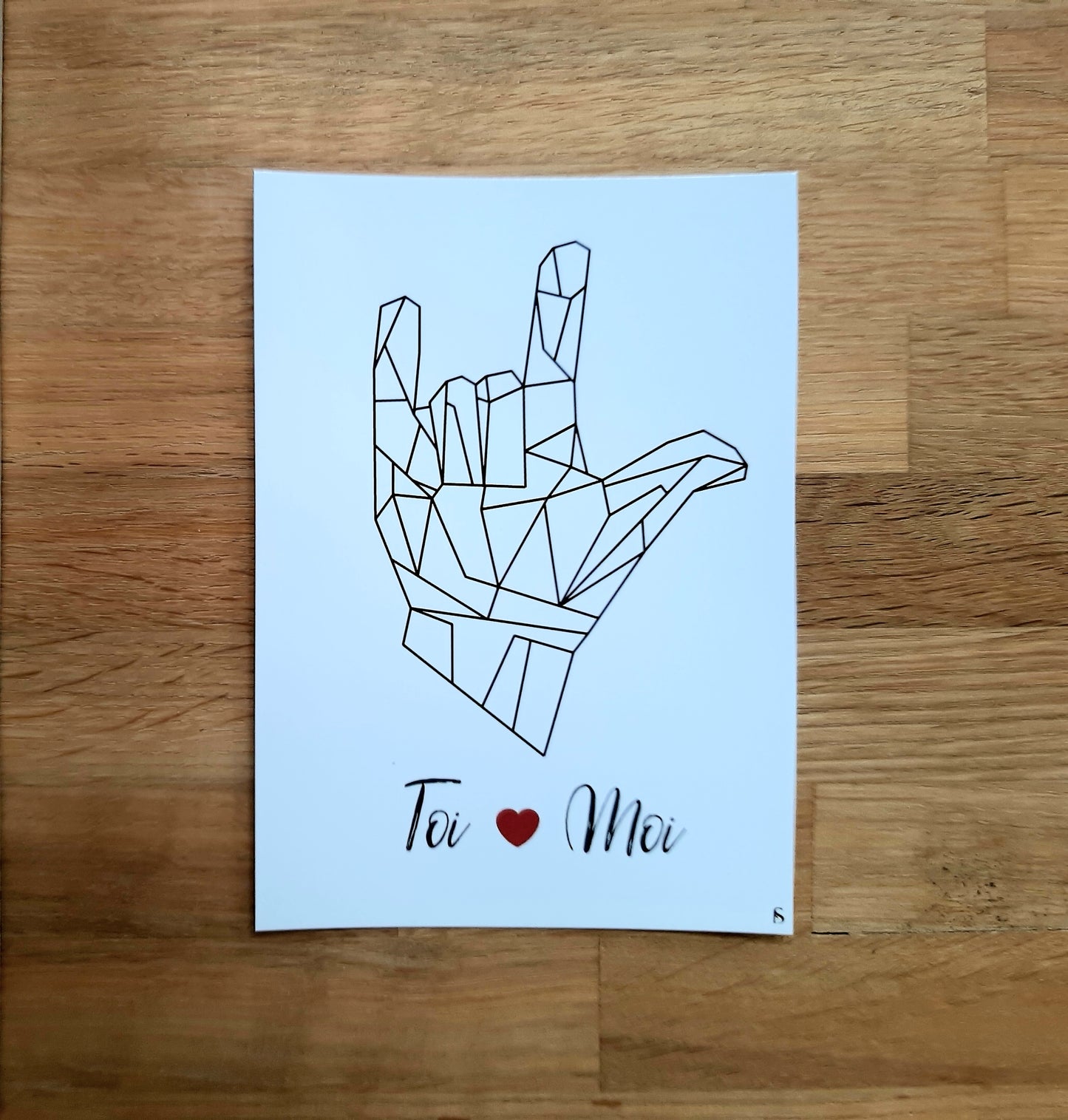 Carte "Toi + Moi"