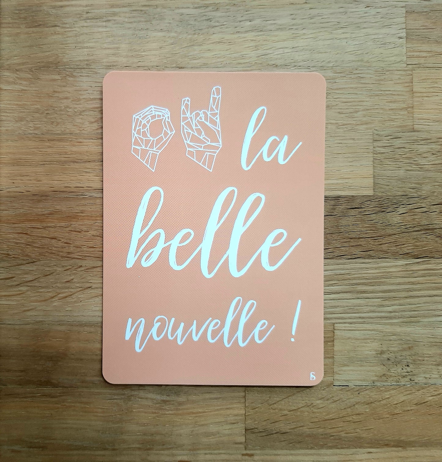 Carte "Oh la belle nouvelle!"
