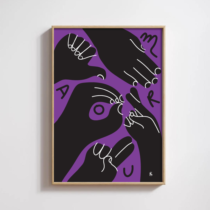 L'Amour en violet