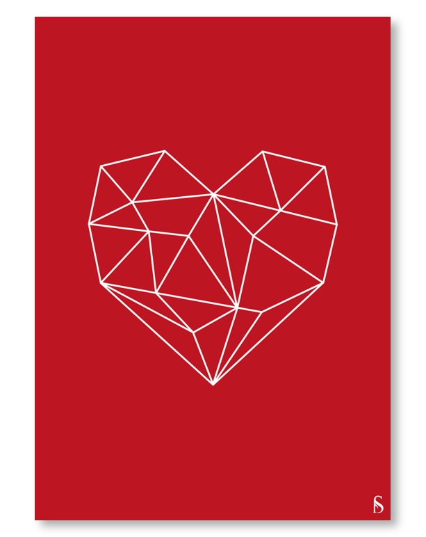 Carte Cœur (rouge)