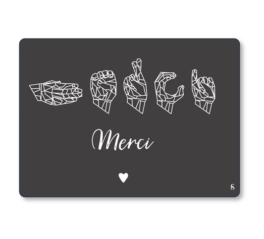 Carte "Merci"