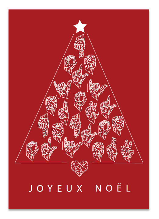 Joyeux Noël (sapin rouge)