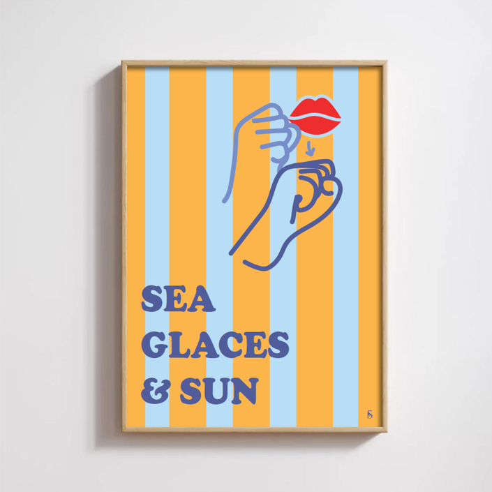Sea, Glaces & Sun (Parfum Mangue/Schtroumpf)