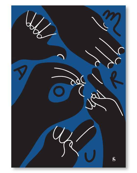 L'Amour en bleu foncé