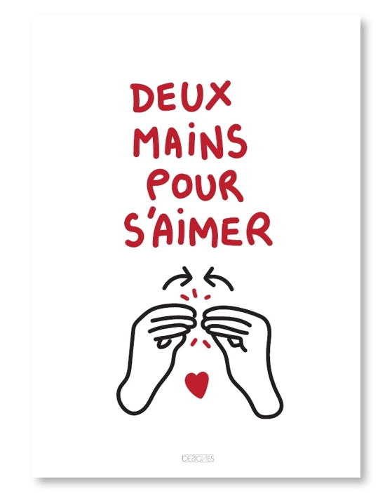 Deux mains pour s'aimer #BISOU
